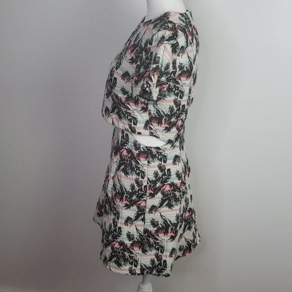 Topshop Tropical Print Trendy Mini Dress, Sz. 6 - Picture 5 of 8